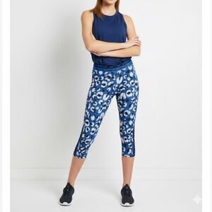 Under Armour Kids' Navy and White Leopard Leggings